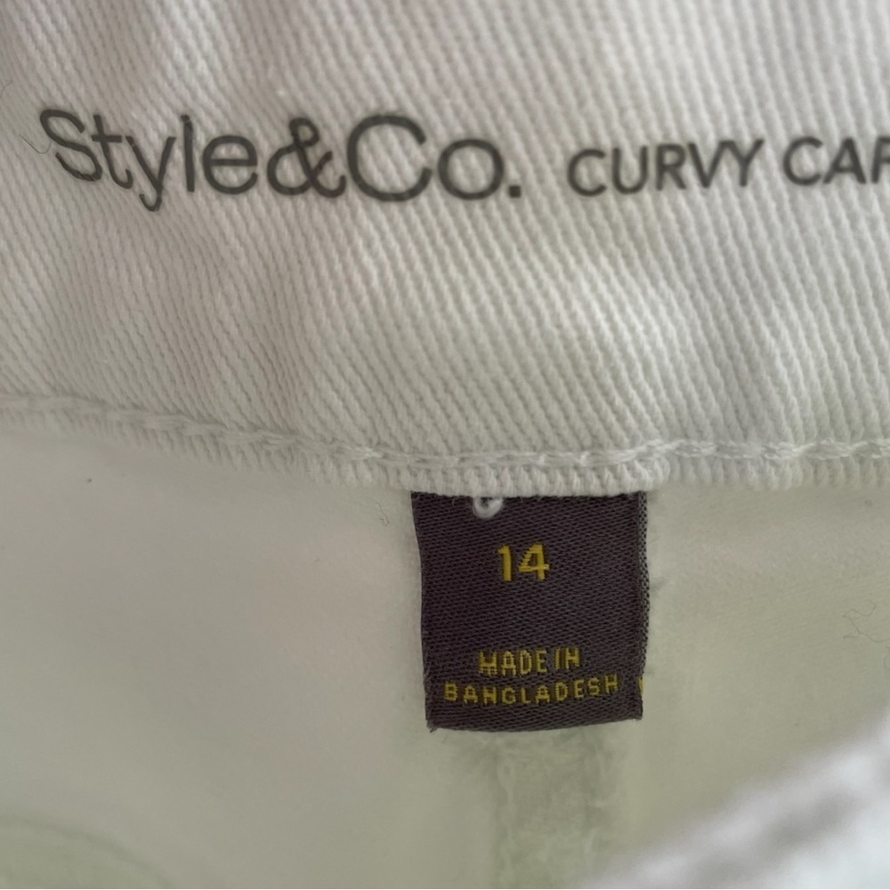 Style&Co. curvy capri, size 14, worn twice, but I didn’t like the high waist - Picture 5 of 8